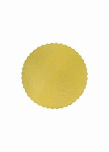 CAKE BOARD OURO REDONDO 320MM UNIDADE