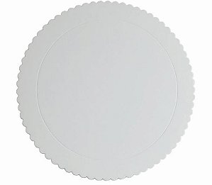CAKE BOARD BRANCO REDONDO 320MM UNIDADE