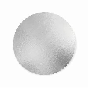 CAKE BOARD PRATA REDONDO 26CM UNIDADE