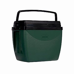 CAIXA TERMICA VERDE C/PRETA 18 LITROS MOR