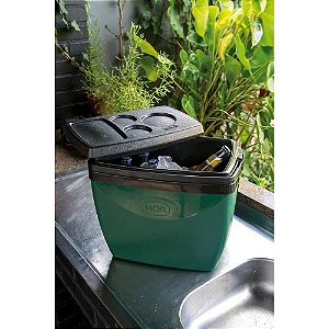 CAIXA TERMICA 26 LITROS VERDE/PRETA MOR
