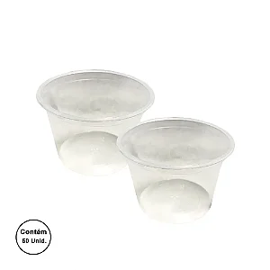 POTE 250ML TRANSPARENTE ALTACOPPO C/50 UND