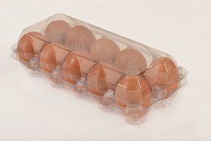 BLISTER PARA OVOS PARA 10 UNIDADES