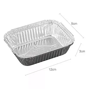 BANDEJA RETANGULAR 220ML D12 TP PET TRANS CX 100