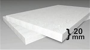 PLACA ISOPOR 1000X500X20MM 1P UNIDADE