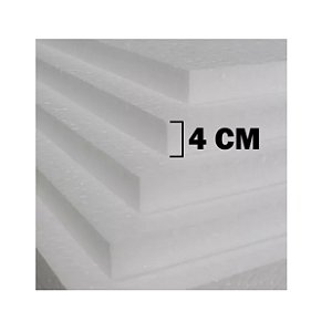 PLACA ISOPOR 1000X500X40MM P UNID