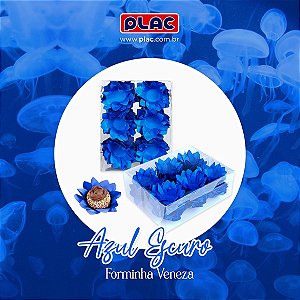 FORMA P/ DOCES VENEZA AZUL ESCURO 40 UN