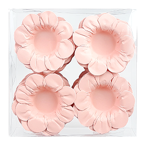 FORMA DOCE MARGARIDA ARTESANAIS PESSEGO ROSA BEBE C/40 UNIDADES PC