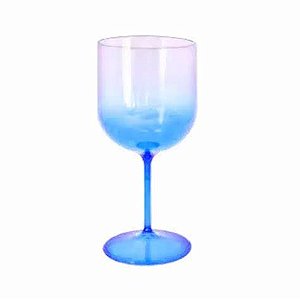 TAÇA DRINK COLOR AZUL 340 ML UNIDADE