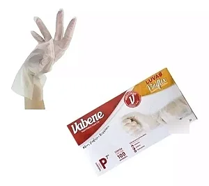 LUVA VINIFLEX TAMANHO P SEM PO C/100 UND