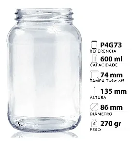 POTE CONSERVA 600 ML