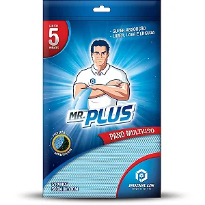 PANO MULTIUSO 50X30CM AZUL C/5 UND