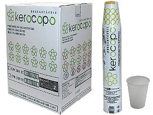 COPO 300ML TRANSP KEROCOPO PS C/100