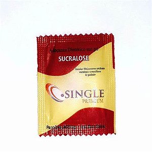 SACHE ADOCANTE SUCRALOSE SINGLE CX C/1000 UNIDADES 4G