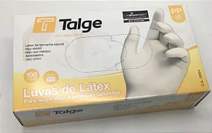 LUVA LATEX COM PO PP CAIXA C/100 UND