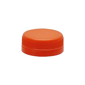 TAMPA GARRAFA PLASTICA 300/500/1000ML COR LARANJA C/100 UND