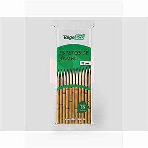 ESPETO BAMBU 18CM C/50 UND