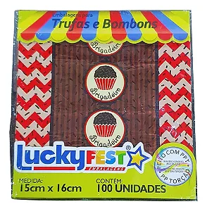 EMBALAGEM TRUFA BRIGADEIRO 15X16 C/100