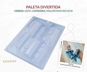 FORMA ESPECIAL TRAD PALETA DIVERTIDA COM 3 PARTES REF 10293