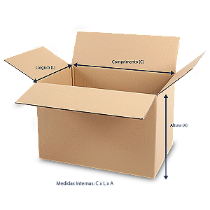 CAIXA PAPELAO N.13 S/DIVISORIA 44x30x25