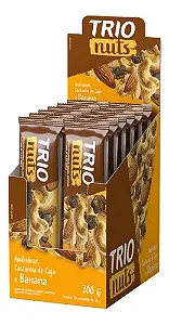 Barra Trio Nuts Banana. 25 gr
