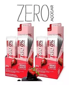 BARRA CEREAIS TRIO 0% AÇUCAR MORANGO E CHOCOLATE 18GRS