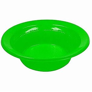 PRATO 12CM FUNDO VERDE LIMAO C/10
