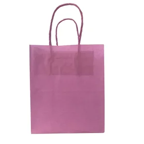 SACOLA PAPEL LILAS PP 18X22X9 C/10