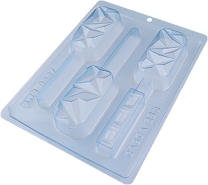 FORMA ESPECIAL TRAD PALETA LAPIDADA COM 3 PARTES