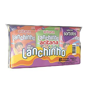 SALGADINHO ARITANA SORTIDO C/ 6 UNIDADES PCT 150GR