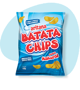 BATATA CHIPS ARITANA NATURAL 40GRS PCT