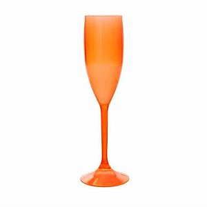 TACA CHAMPAGNE LARANJA FLUOR