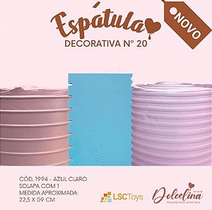 ESPATULA COR AZUL UNIDADE N.20