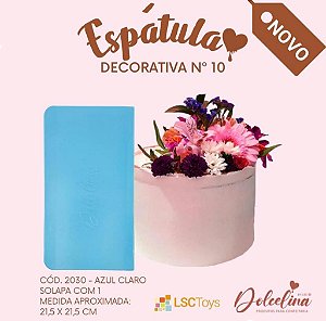 ESPATULA COR AZUL UNIDADE N.10