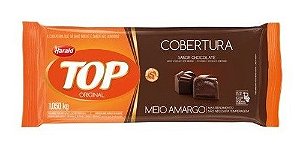 CHOC BARRA MEIO AMARGO TOP COBERTURA 1,010 KG