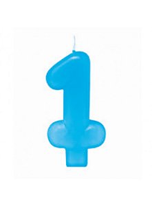 VELA AZUL NUMERO 1
