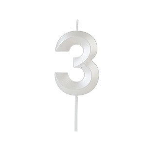 VELA DESIGN BRANCO NUMERO 3