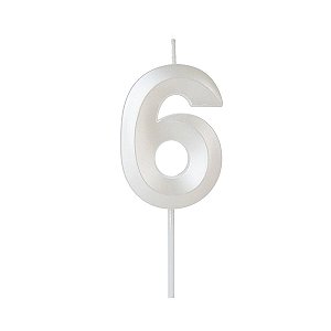 VELA DESIGN BRANCO NUMERO 6