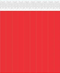 PULSEIRA P/ EVENTOS VERMELHA C/40 UND 245x20mm