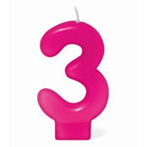 VELA ROSA NUMERO 3