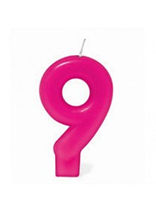 VELA ROSA NUMERO 9