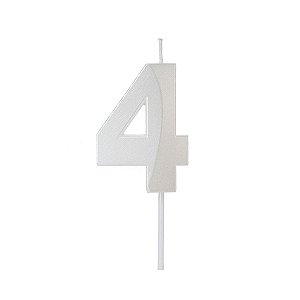 VELA DESIGN BRANCO NUMERO 4