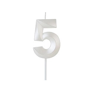 VELA DESIGN BRANCO NUMERO 5