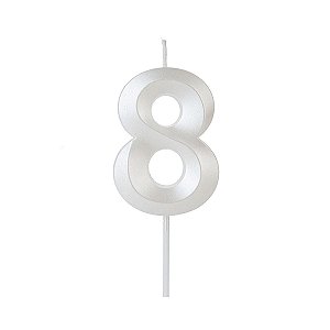 VELA DESIGN BRANCO NUMERO 8