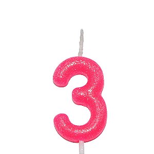 VELA ROSA NEON N.3