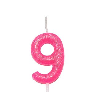 VELA ROSA NEON N.9