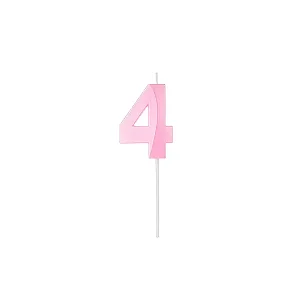 VELA DESIGN ROSA PEROLIZADA N.4