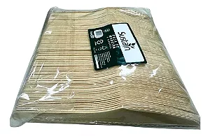 FACA MADEIRA GRANEL SUSTAN C/100 UNIDADES