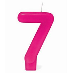 VELA ROSA NUMERO 7