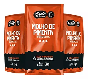 SACHE MOLHO PIMENTA 3ML CX C/200 UNIDADES